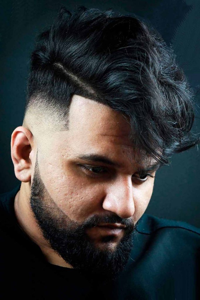 Side Part For Curly Haircut #sideparthaircut #sidepartmenshaircut